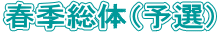 春季総体(予選)